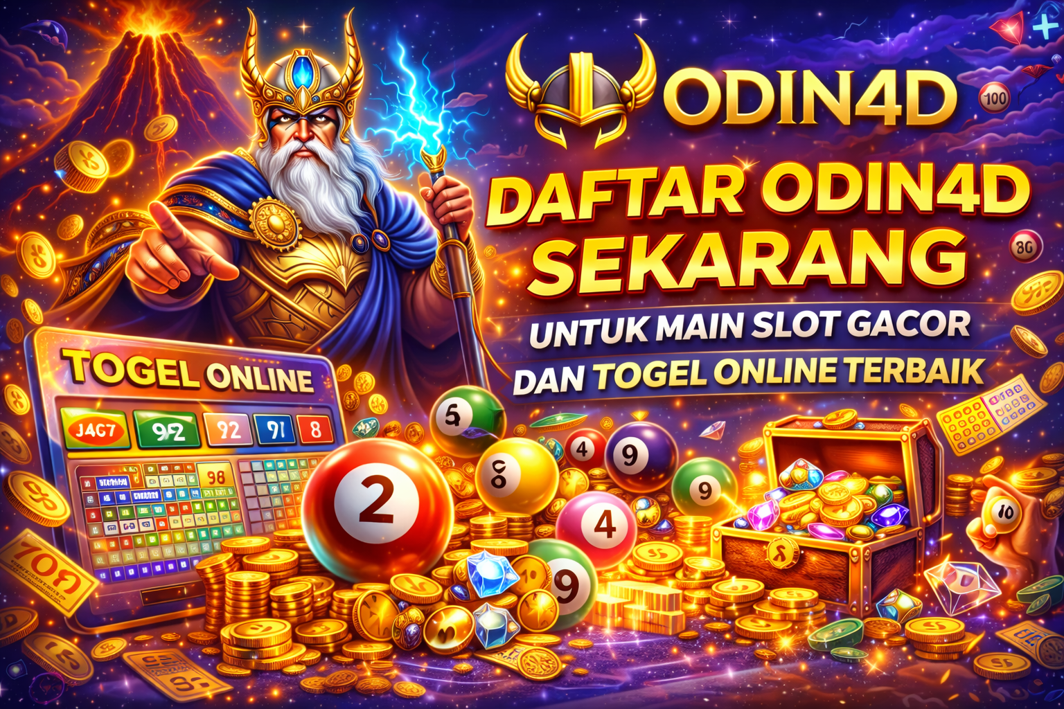 Daftar Odin4D Sekarang untuk Main Slot Gacor dan Togel Online Terbaik