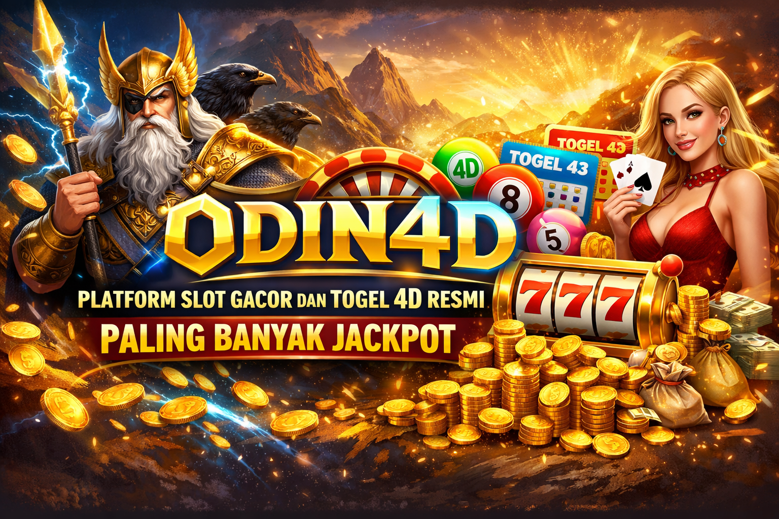 Odin4D – Platform Slot Gacor dan Togel 4D Resmi Paling Banyak Jackpot