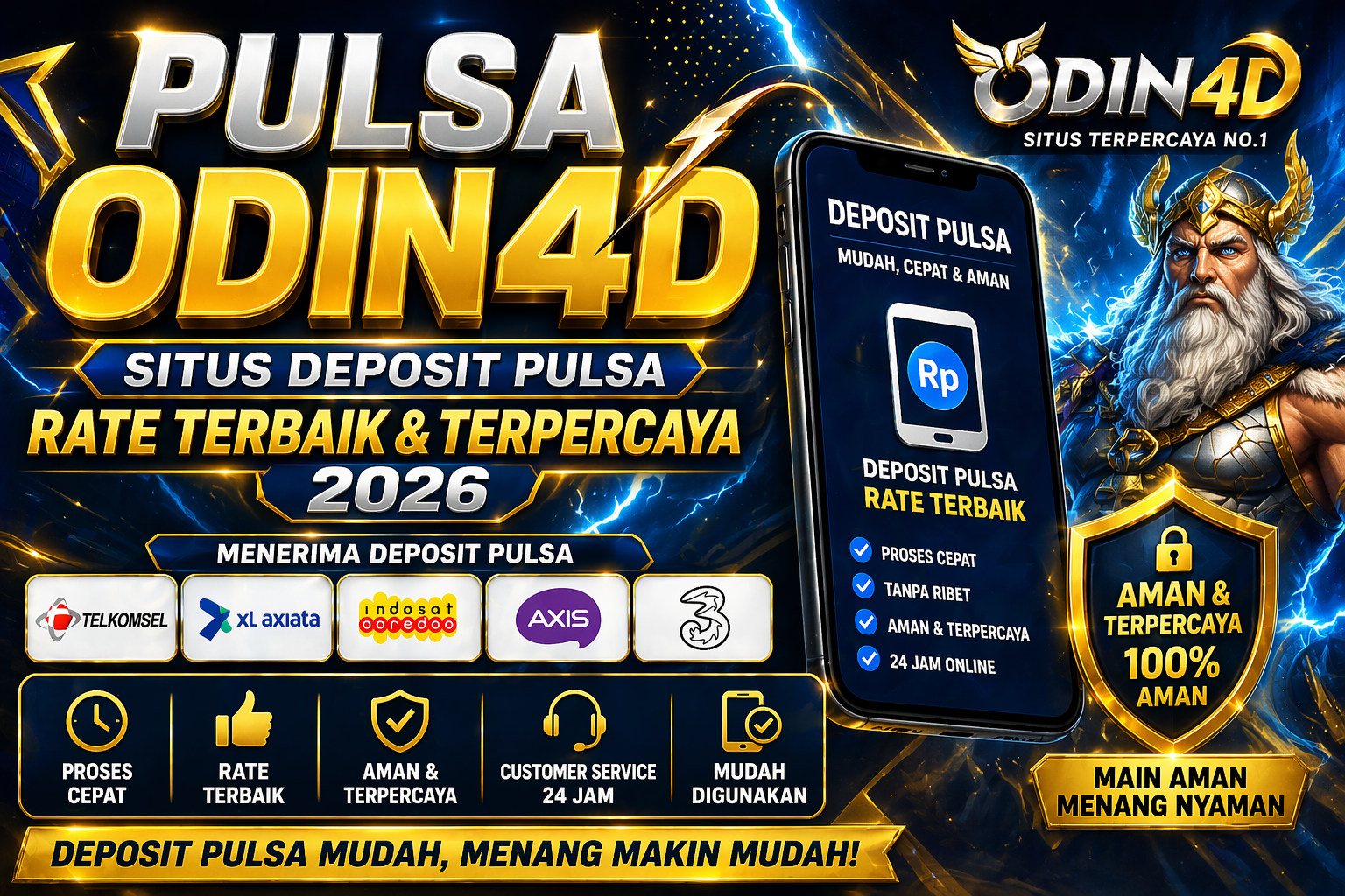 gambar Pulsa Odin4D Situs Deposit Pulsa