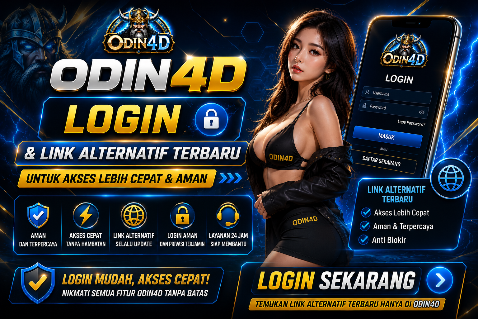 Odin4D Login dan Link Alternatif Terbaru